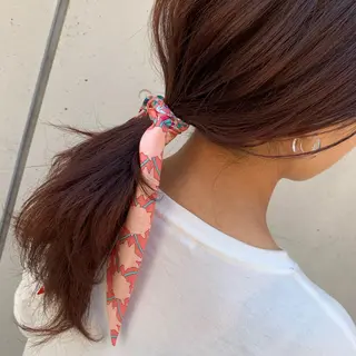 セミロング カラー パーマ ヘアアレンジ キッズ マツエク・マツパ 田中 裕士のヘアスタイル