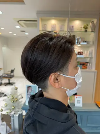 ショート メンズ 川畑 陽奈のヘアスタイル