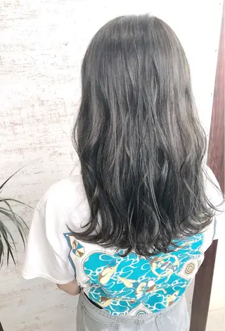 ロング カラー ケアブリーチ /髪質 改善/古橋圭史郎のヘアスタイル