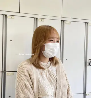 ミディアム nanaka :のヘアスタイル