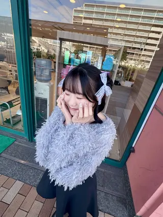 ロング ヘアアレンジ 横浜/韓国/レイヤー カット/ユイナ🎀のヘアスタイル