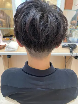 ショート メンズ 🩵波巻き／ツイスパ HARU💎のヘアスタイル