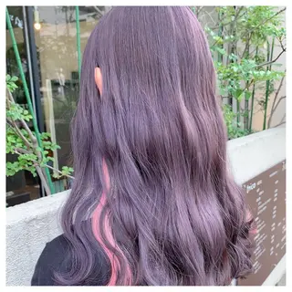 セミロング 似合わせ/ブリーチ カラー.岡田友仁のヘアスタイル