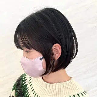 ショート 顔周りカット/透明感 カラー🤍大塚蛍のヘアスタイル