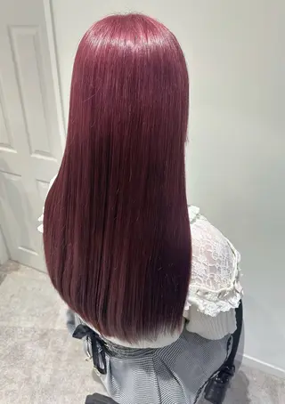 ロング カラー 唐澤 千尋のヘアスタイル
