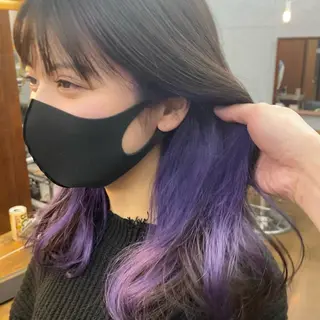 ロング カラー ハイトーン/デザイン hirokiのヘアスタイル