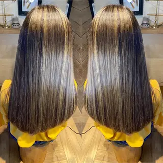 ロング 青木 啓輔のヘアスタイル