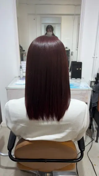 カラー 菅野 由莉菜のヘアスタイル
