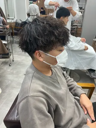 ショート カラー パーマ ヘアアレンジ メンズ 🔥メンズ特化🔥 木村 祐太のヘアスタイル