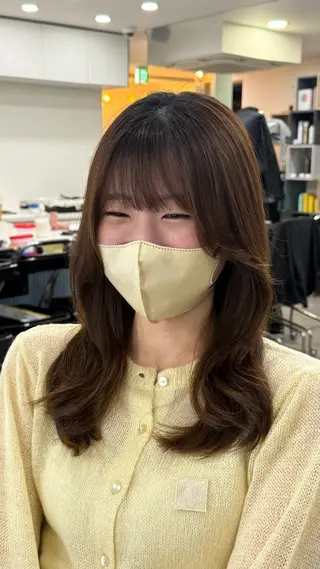 パーマ ♡roa/韓国ヘア/ 似合わせカット🧸のヘアスタイル