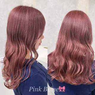 セミロング カラー 韓国ヘア🇰🇷透明 感カラー/yui💞のヘアスタイル