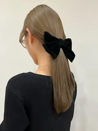 セミロング vince gio 彩織のヘアスタイル