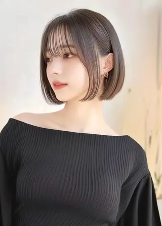 ショート カラー 縮毛矯正 特化生田のヘアスタイル