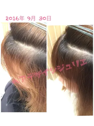 ミディアム セミロング ロング カラー ツヤ髪専門美容師 桑原 和誠のヘアスタイル