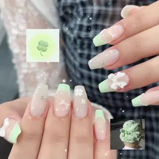 ネイル 🪄mimi🎀 Midori🪽のネイルデザイン