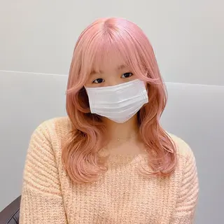 ミディアム カラー 🩵ブリーチカラー 🐈MIORI🩵のヘアスタイル