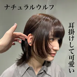 ショート 🐺立川のウルフ屋 さん🐺おかみ🐺のヘアスタイル