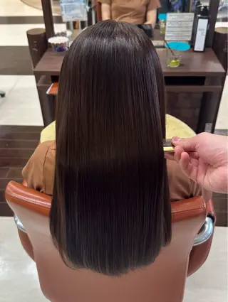 ロング 成田で1番お悩み解決 の髪へ導くみつきのヘアスタイル