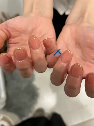 ネイル mellow:ｸﾙﾐ ﹡˖˟༝🎀˖˟ ༝のネイルデザイン