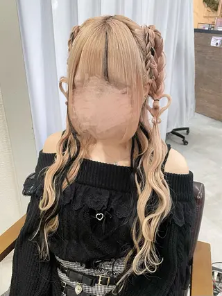ヘアアレンジ セットサロンCURE 🩵あんみのマツエク・マツパデザイン
