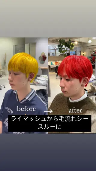 カラー メンズ NEXTzer0 メンズカット/パーマのヘアスタイル