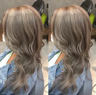セミロング 美魔女 美容師NAOのヘアスタイル