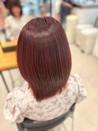 ミディアム カラー COA銀座｜はるひ 🌸カラーモデル募集のヘアスタイル