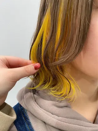 ミディアム カラー パーマ ヘアアレンジ メンズ キッズ ネイル マツエク・マツパ 🫧渋谷美容師 たくみ🫧のヘアスタイル