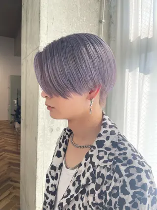 ショート カラー メンズ SHOTO ハイトー ン/ブロンドカラーのヘアスタイル