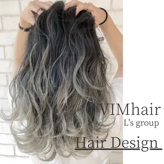 ロング カラー ヘアアレンジ VIM hairおもろまち店のヘアスタイル
