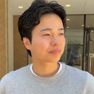 パーマ メンズ 【メンズショート 特化】村斎　伶次のヘアスタイル