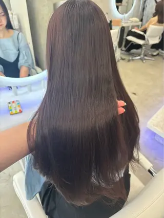 ロング 𝑨𝑴𝑰 🎀 モテガーリーヘア🤍のヘアスタイル