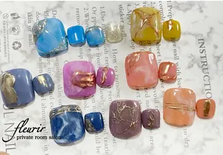 ネイル フルリール 【プライベートサロンのネイルデザイン