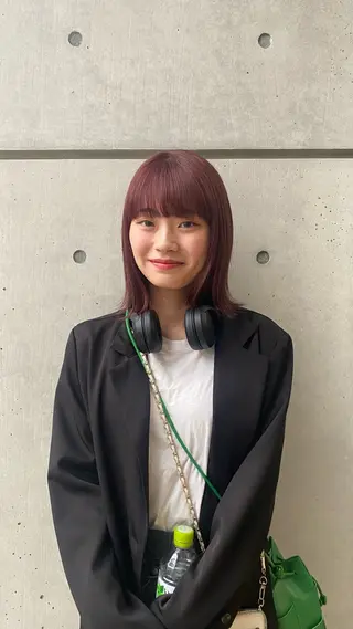 ミディアム カラー 髪質改善/レイヤー カット/イソヤトモのヘアスタイル