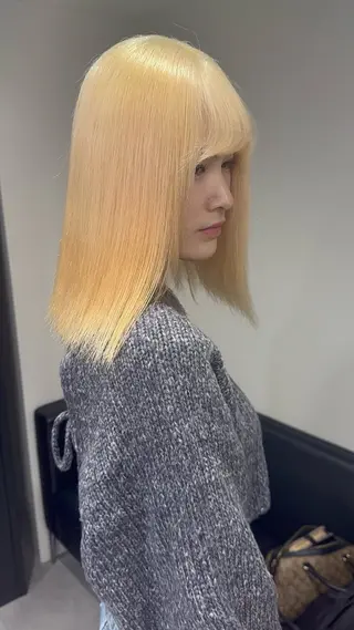 カラー ikiRu ﾊｲﾄｰﾝ/渋谷のヘアスタイル