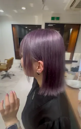 ミディアム 南木 雅史のヘアスタイル