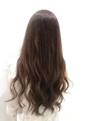ロング パーマモデル募集🌈 森脇帆南のヘアスタイル