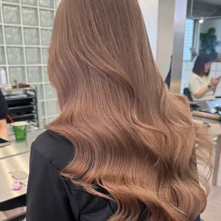 ロング カラー ミルクティーベージュ 🩰🤎miharuのヘアスタイル