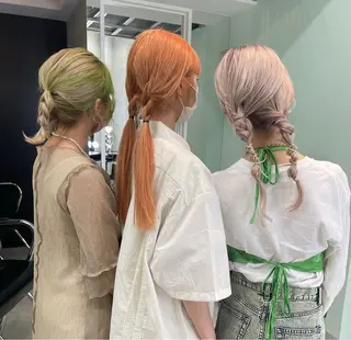 カラー 長江 績のヘアスタイル