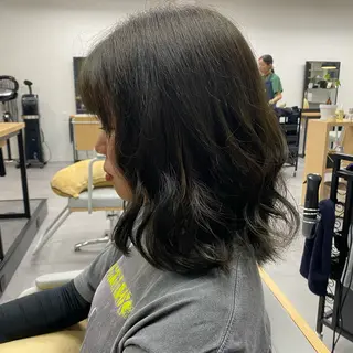 セミロング パーマモデル募集中 渥美翔人のヘアスタイル