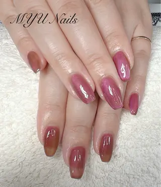 ニュアンスネイル🌈 MYU Nailsのネイルデザイン