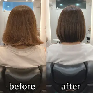 セミロング 濱本 浩安のヘアスタイル