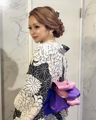 ロング ヘアアレンジ KANA カナのマツエク・マツパデザイン