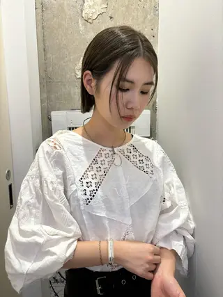 ミディアム 杉水 葉月のヘアスタイル