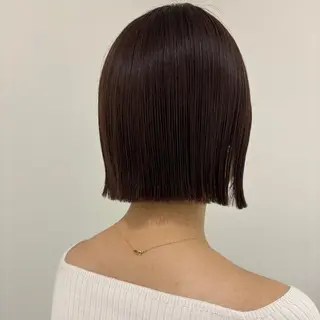 ショート カラー 🌻りな/ボブ🌻 /髪質改善ストレートのヘアスタイル