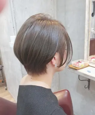 ショート カラー パーマ ヘアアレンジ 6月オープン♪豊見城 Lodattu✁清水のヘアスタイル
