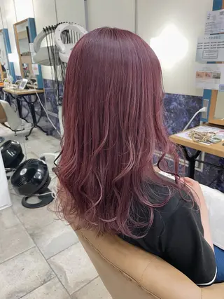 ロング カラー 🍒透明感カラー/ 艶カラー/さくら🍒のヘアスタイル