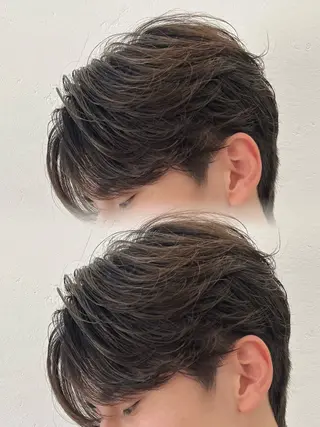 メンズ 🔷メンズフェザー スタイル🔹竹内凌のヘアスタイル