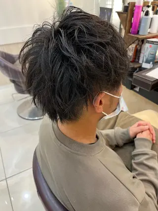 ショート パーマ メンズ リリー /Men's/パーマのヘアスタイル