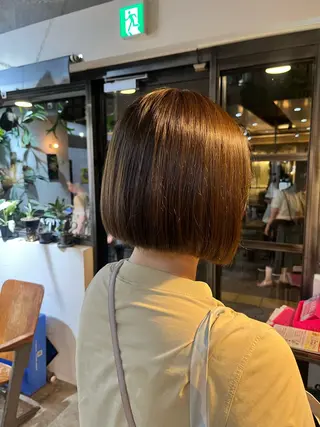 ショート カラー 松原 樹里のヘアスタイル